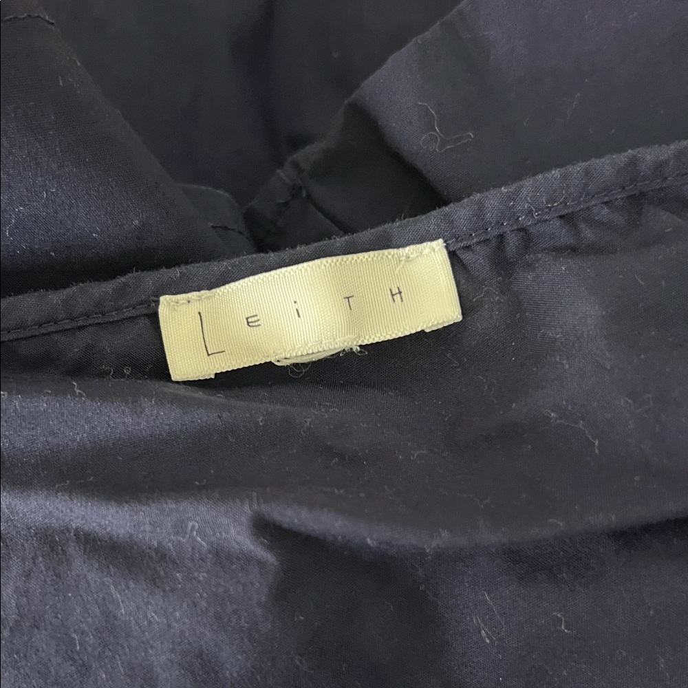 Leith Navy One-Shoulder Ruffle Top - Picture 5 of 5